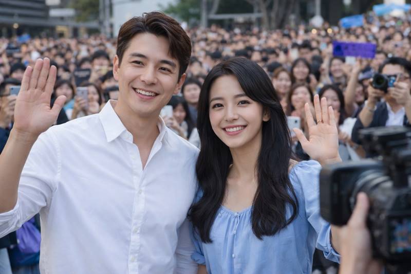 AI 배우와 실제 인간 배우 구별이 어려운 장면