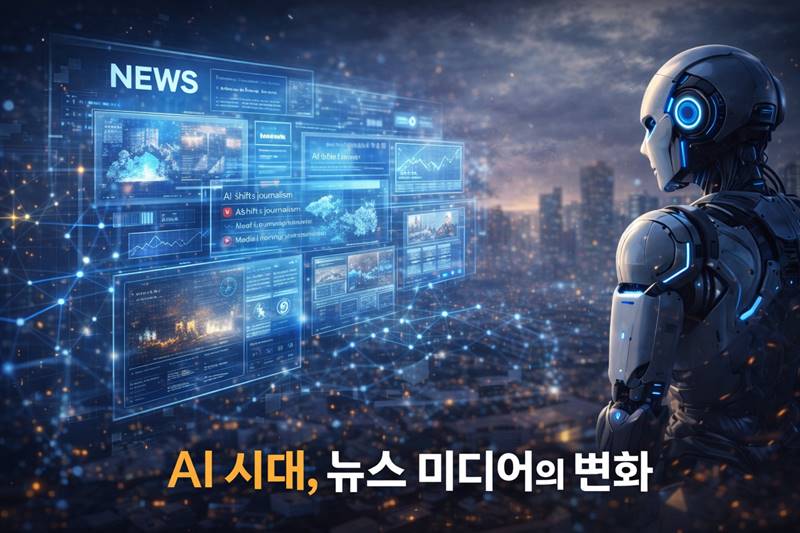 AI 시대 뉴스 미디어 변화와 디지털 콘텐츠 환경 이미지