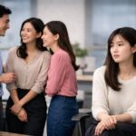 직장 동료 사이 어색한 분위기 인간관계 스트레스 상황