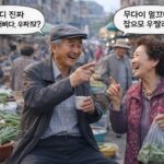 gyeongsang dialect elderly conversation traditional market