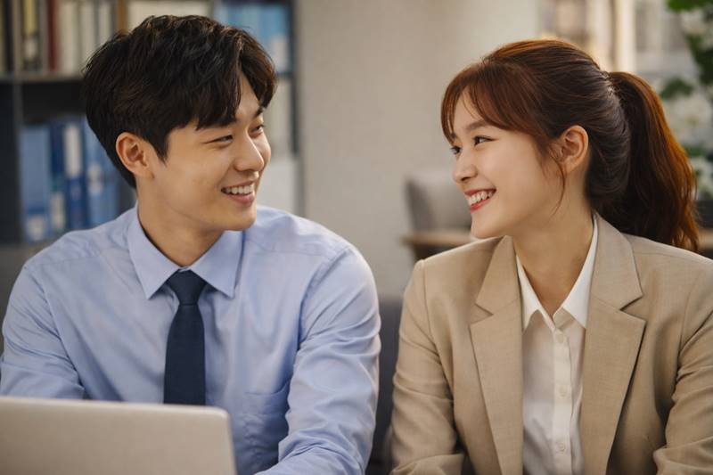 눈을 자주 마주친다면, 이미 썸이 시작된 가능성이 큽니다